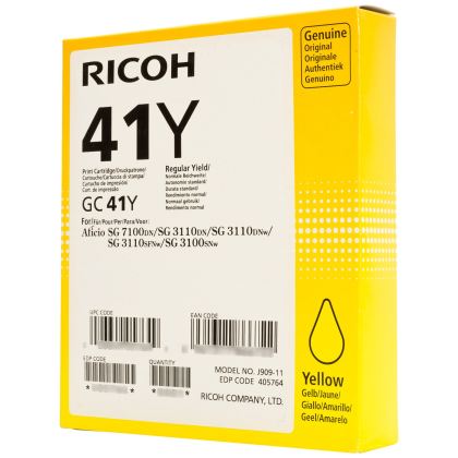 Originální cartridge Ricoh 405764 (Žlutá)
