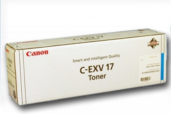 Originální toner CANON C-EXV-17 C (Azurový)