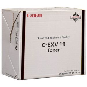 Originln toner CANON C-EXV-19 Bk (ern)