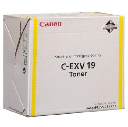 Originln toner CANON C-EXV-19 Y (lut)