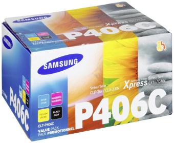 Originln tonery Samsung CLT-P406C (ern + barevn) multipack