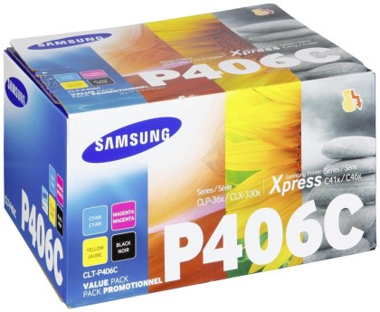 Originln tonery Samsung CLT-P406C (ern + barevn) multipack