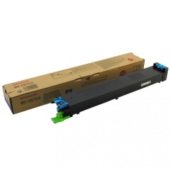 Toner do tiskrny Originln toner Sharp MX-31GTCA (Azurov)