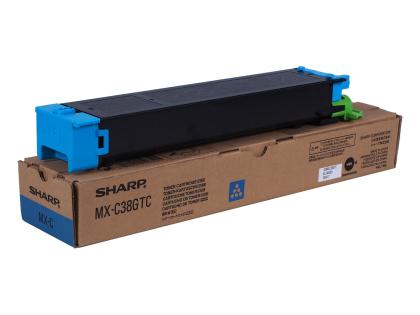 Originln toner Sharp MX-C38GTC (Azurov)