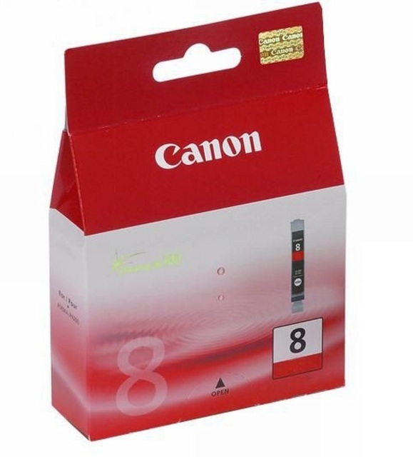 Originální cartridge Canon CLI-8R (Červená)