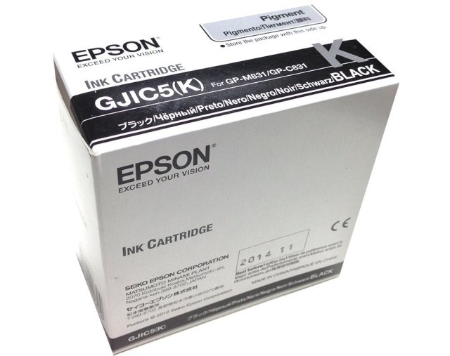 Originální cartridge EPSON GJIC5(K) (S020563) (Černá)