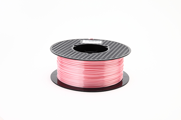 Tisková struna PLA pro 3D tiskárny, 1,75mm, 1kg, hedvábně - růžová